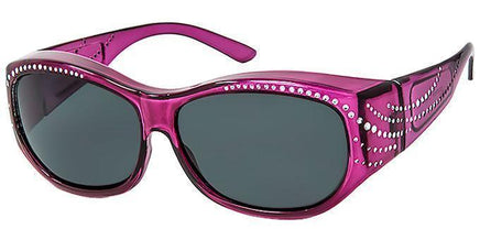 60mm Rhinestone Polarized Fit Over - 5030RSP - The Sunglass Guy