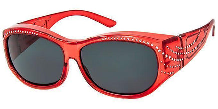 60mm Rhinestone Polarized Fit Over - 5030RSP - The Sunglass Guy