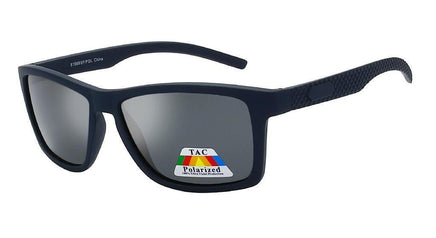 Polarized Rubberized Square Frame - 6198POL/BSF - The Sunglass Guy