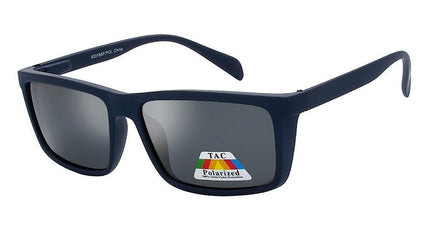 Polarized Rubberized Rectangular Frame - 6201POL/BSF - The Sunglass Guy