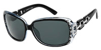 8156RSP Polarized Chain-link Rhinestone - The Sunglass Guy