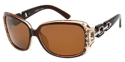 8156RSP Polarized Chain-link Rhinestone - The Sunglass Guy