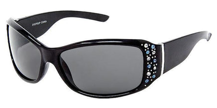 8187RSP Polarized Woman's Rhinestone Wrap - The Sunglass Guy