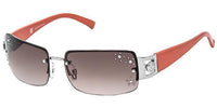 Rimless Rectangle Leo Rhinestone - 8201RS - The Sunglass Guy
