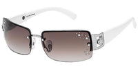 Rimless Rectangle Leo Rhinestone - 8201RS - The Sunglass Guy