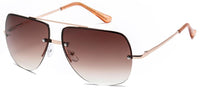 8AF5160 Rimless Aviator - The Sunglass Guy