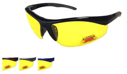 Polarized Night Driving Sports Wrap - PC8281POL/ND - The Sunglass Guy