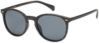 PZ-712038 Polarized Round Faux Wood - The Sunglass Guy
