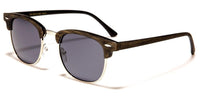 PZ-WF13-WD Faux Wood Polarized Retro - The Sunglass Guy