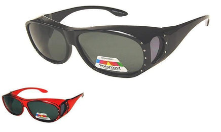 63mm Rhinestone Polarized Fit Over - RS2865POL - The Sunglass Guy