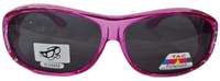 63mm Crystal Frame Rhinestone Polarized Fit Over - RS2865POL/CR