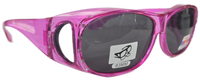 63mm Crystal Frame Rhinestone Polarized Fit Over - RS2865POL/CR