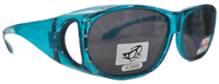 63mm Crystal Frame Rhinestone Polarized Fit Over - RS2865POL/CR