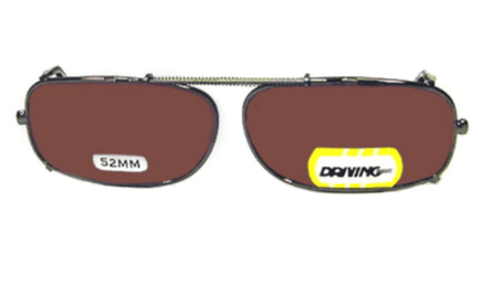 Adjustable Clip-On Series #63 - Skinny Rectangle - The Sunglass Guy