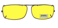 Adjustable Clip-On Series #63 - Skinny Rectangle - The Sunglass Guy
