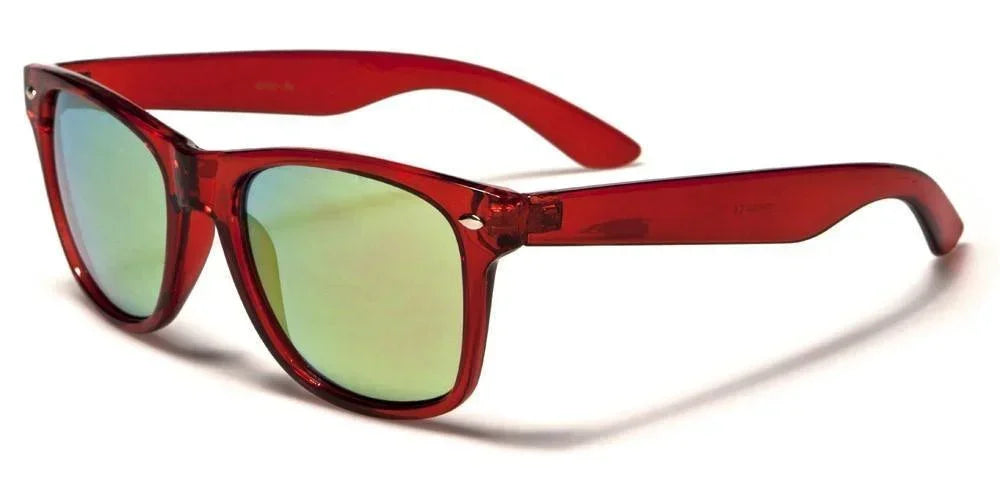 Color Mirrored Wayfarer WF01-RV Red/Red