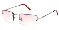 Small Rectangle Clear Eyewear - 4002 - The Sunglass Guy