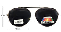 Adjustable Round Clip-on Sunglasses