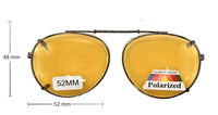 Adjustable Round Clip-on Sunglasses