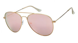 Pink Mirrored Aviator - 577JR/Pink - The Sunglass Guy