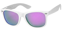 6003WRV White Mirrored Wayfarer