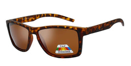 Polarized Rubberized Square Frame - 6198POL/BSF - The Sunglass Guy