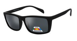 Polarized Rubberized Rectangular Frame - 6201POL/BSF - The Sunglass Guy