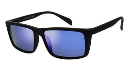 6201POL/BSF/JR Polarized Rubberized Rectangular Frame - The Sunglass Guy