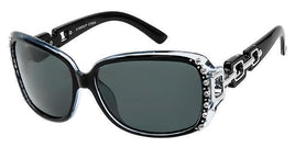 8156RSP Polarized Chain-link Rhinestone - The Sunglass Guy