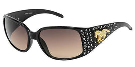 8358RS Horse Rhinestone - The Sunglass Guy