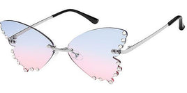 8383RS Rimless Butterfly Rhinestone