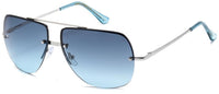 Rimless Ocean Aviator - 8AF5160-Ocean - The Sunglass Guy