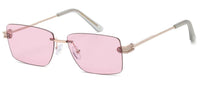 Rimless Square Clear Eyewear - 8GSL28234 - The Sunglass Guy