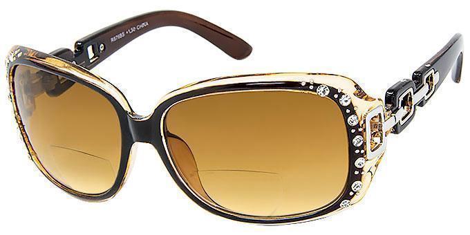 Rhinestone Gradient Bifocal - R876BS | The Sunglass Guy| The  display picture 1