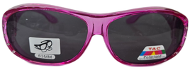 63mm Crystal Frame Rhinestone Polarized Fit Over - RS2865POL/CR