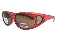 60mm Crystal Rhinestone Polarized Fit Over - RS2866POL/CR