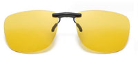 Flip Up Square Clip-on Sunglasses (2-Pack)