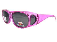 63mm Rhinestone Polarized Fit Over - RS2865POL/CR
